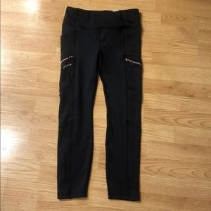 Justice high waist leggings black nwt size 10